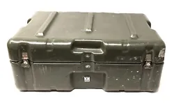 Hardigg Foot Locker Hard Case Military Grade Green Prepper/Gun/Storage.