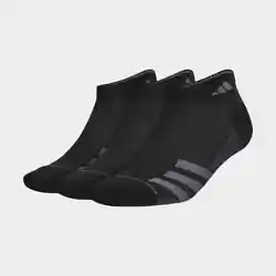 3 Pair of Adidas Low Cut Superlite Socks. Colors May Appear Differently on Computer Monitors Due to Brightness...