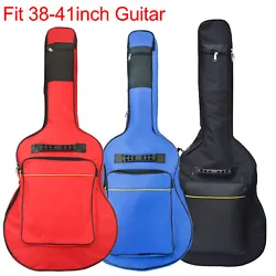 Strong and durable: the guitar bag is made of waterproof Oxford cloth and lasts longer. Waterproof oxford cloth...