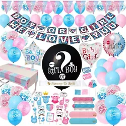 The fun doesnt stop after the party, as the Gender Reveal photo studio kit can be used as a souvenir. Well-designed and...