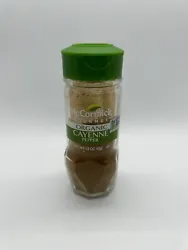 McCormick Gormet Ground Organic Cayenne Pepper Green Glass Spice 1.5 Oz. Bottle. This is an open, used, and/or expired...