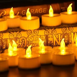 Light effect:Flickering Flashing. 48 X CR2032 coin batteries (inside the candles). The candle design is very...