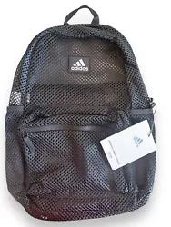 Adidas Black Hermosa 2 Mesh Backpack New With Tags School Work Gym Lightweight. Condition is New with tags. Shipped...