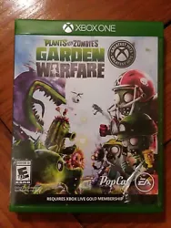 Plants vs. Zombies: Garden Warfare (Microsoft Xbox One, 2014). Put as acceptable condition because case is damaged in...