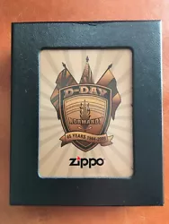 Zippo D-Day Normandy 65th Anniversary 1944 - 2009 Limited Edition NEW With Box. Shipping insuredGood luck!