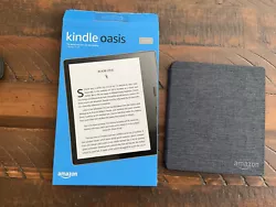 Kindle Oasis is in excellent working condition. Barely used and was always kept in Amazon case.