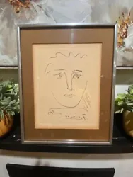 Pablo Picasso POUR ROBY Etching Art Signed in the Plate Comes with Certificate.