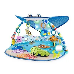 • Play under the magical sea with Nemo and friends! • 20+ minutes of ocean-themed melodies • Multi-sensory toys...