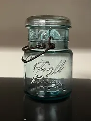 Vintage Ball Canning Jar, 6” high.. No gasket.Metal is rusted.