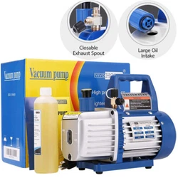 This air vacuum pump constructs with lightweight cast aluminum structure with maximum durability, precision machined...