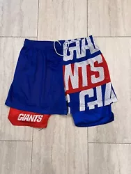 New York Giants Vintage Wilson shorts bike shorts XL. Very good condition, rare vintage shorts with the built in bike...