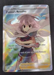 Zinnias Resolve 203/203 Evolving Skies Full Art Ultra Rare Pokémon TCG Card NM/M.