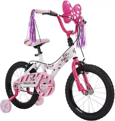 Convenience: Minnie’s bow decorates the handlebars and doubles as a basket; your child can bring toys and snacks...