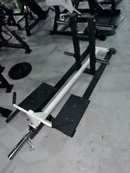 T-Bar Row - Black / White Residential and Commercial Gym Equipment.