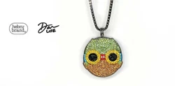 Each pendant is individually numbered on the back / Pendant size: 1 1/2