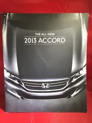 2013 Honda Accord and Hybrid 28-page Original Car Sales Brochure Catalog.