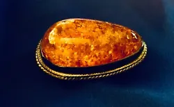 As you know this genuine, untreated amber is about 400 milion years old. The pin was never used. The condition is never...