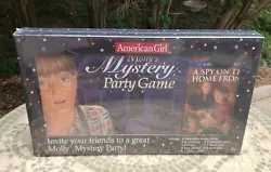 NEW & Sealed American Girl Doll Mollys Mystery Party Game & Book Set.  New, never opened and still sealed!!  Ask...