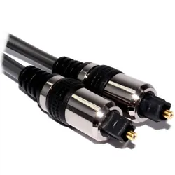 Thick 6mm cable for less loss and better quality. These High Quality optical leads are used for digital audio...