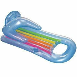 INTEX King Kool Lounge Floating Swimming Pool Lounger with Headrest &Cupholder.