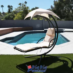 Practical hammock lounger chaise is great to place at patio, porch, backyard, poolside and garden. Detachable feature...