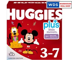 As the #1 best fitting diaper , Huggies Little Movers Plus is designed for worry-free running, jumping and playing. The...