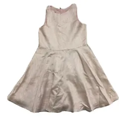 Adorable New York Designer Pippa & Julie Girls Pink Gold Wave Dress Size 10 with exposed back zipper. This is soo cute...