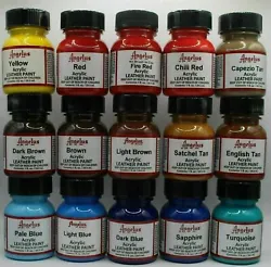 You are purchasing one 1 oz bottle of Angelus Acrylic Paint. Brush cap plastic bottle. Due to the nature of this...