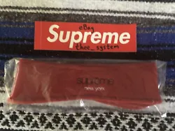 Up for sale is a Supreme Polartec Headband in Red from the Fall/Winter 2018 collection. It is in new condition but was...