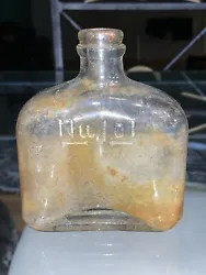 Early 1900s Vintage Antique Nu Jo 1 Clear Glass Laxative Medicine Bottle. Very cool old Nu Jo 1 medicine bottle. The...
