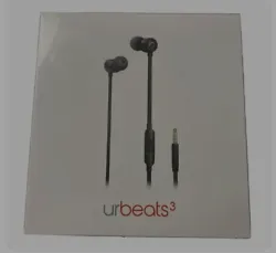 Beats by Dr Dre UrBeats3 In Ear Wired Headphone Black 3.5MM Official OEM New.