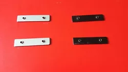 Technics SL1200 - 1210 Mk2. Hinge Fixing Plate. Plaque fixation charnières. Available in gry or black.