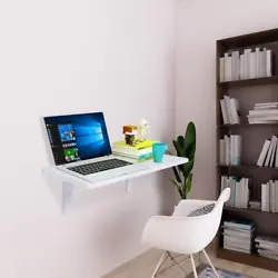 It features high quality, sturdy and durable. This folding table can be fixed to the wall by fastener securely at any...