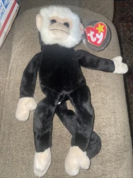 Ty Beanie Baby - MOOCH the Spider Monkey - MINT with MINT TAGS & Protector.
