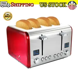 Functions: Cancel, Reheat, Defrost, Bagel. Toast, heat, and defrost all in one machine with one-touch settings. Dual...
