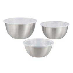 This stylish set is crafted of durable stainless steel with a brushed finish and includes 2-, 4-, and 6-quart sizes for...