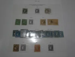 A etudier. Bonne valeur. On retrouve 22 timbres type Ceres de lemission de Bordeaux obliteres. Voici un joli lot de...
