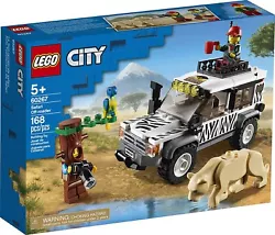 Référence: 60267. Les enfants vont adorer ce set LEGO® City Le 4x4 Safari (60267), qui comprend un véhicule de...