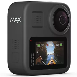 GoPro MAX - Caméra sportive étanche - Caméra 360° ou mono-objectif - Stabilisation HyperSmooth Max - Ralenti 2x -...