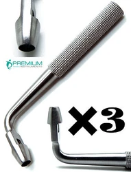 Dental Tissue Punch 5mm (Offset/Curved). Dental punch has a slight cavity at the end so that the tooth to be driven...