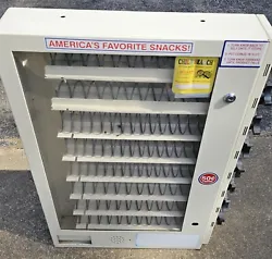 This vending machine is a manual vending machine that requires no power. Simply put 2 quarters in the slot, and turn...