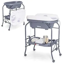 2 IN 1 DESIGN: The 2 In 1 design of bathtub and changing table is convenient for parents to bathe and change diapers...