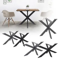 Ces pieds de table de ML-Design® donnent à ta table un caractère industriel. Ils sont fabriqués en acier revêtu...