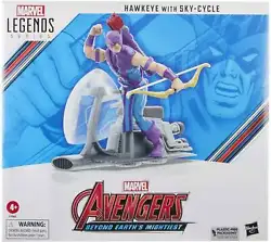 Marvel Legends Avengers 6 Inch Scale Vehicle Figure Box Set - Hawkeye with Sky-Cycle.