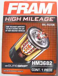 Fram High Mileage HM3682 Oil Filter - Made in USA.