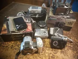 7 camera lot. I didnt bother to test them. All in  excellent condition.