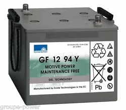 Batterie Gel Exide Sonneschein GF 12 094Y 12v 110ah. Batterie GEL >Robuste, sûr, fiable. Nous expédierons votre...