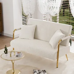 Loveseat Sofa. Its a classic and soft way to gorgeously decorate your house with comfort and chic. 2PC Sofa Pillow....