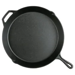 DURABILITY- This skillet is made from sturdy cast-iron material, promising years of re-use. DUAL-USE- This skillet...