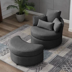 🎨【Storage Ottoman】 -The top of the pedal can be taken away, and there is storage space for use. Provide guests...